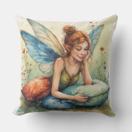 Hada de los sueños sosteniendo 2 almohadas