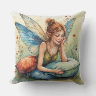 Hada de los sueños sosteniendo 2 almohadas