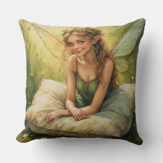 Hada de los sueños sosteniendo almohada