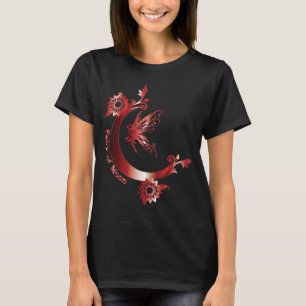 Hada de luna Mujeres Camisa Negra