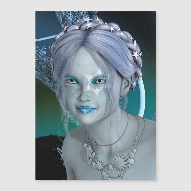 Hada de Nieve de Fantasía (Anverso)