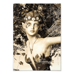 Hada de primavera Bosque Antiguo Foto Arte Fantasí