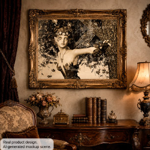 Hada de primavera Bosque Antiguo Foto Arte Fantasí