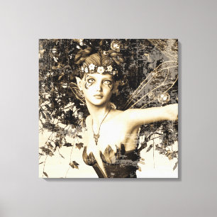 Hada de primavera Bosque Antiguo Foto Arte Fantasí