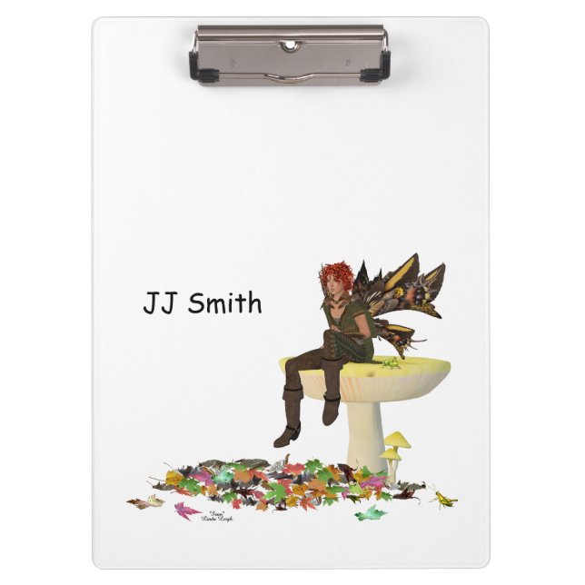 Hada De Un Niño Irlandés En El Portapapeles Del Mu (Anverso)