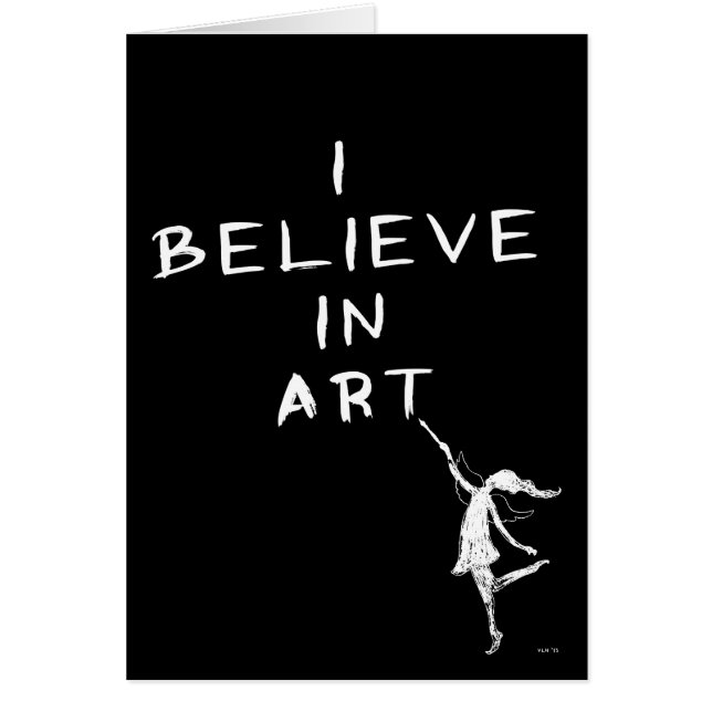 Hada del arte: Creo en arte (Frente)