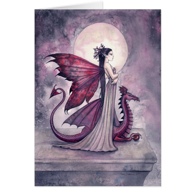 Hada del Dragón Carmesí y Carta del Dragón (Frente)