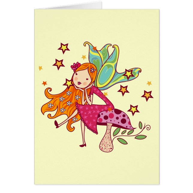 Hada del jardín en seta (Frente)