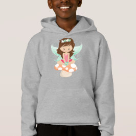 Hada Forestal, Hada Cuta, Pelo Marrón, champiñón