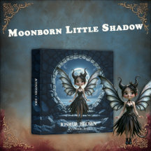 Hada gótica adorable nacida de la luna, la pequeña