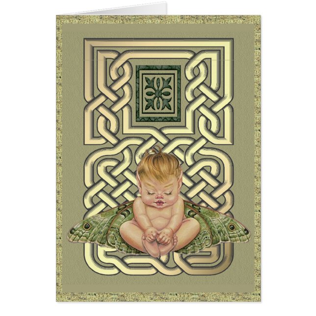 Hada ornamental céltica de la mariposa (Frente)