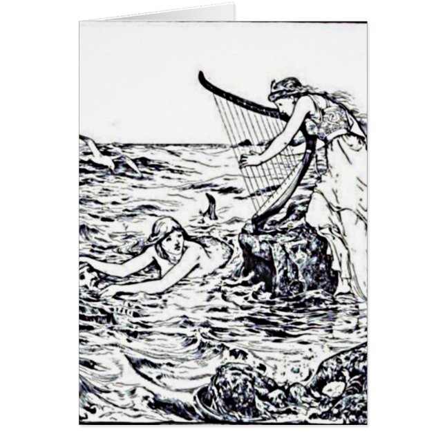 Hadas de sirenas irlandesas de la sirena celíaca (Frente)