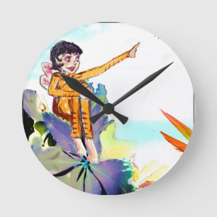 Hadas del árbol - reloj de pared