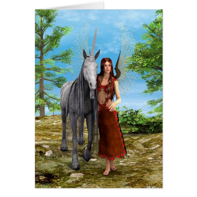 Hadas y unicornio (Frente)