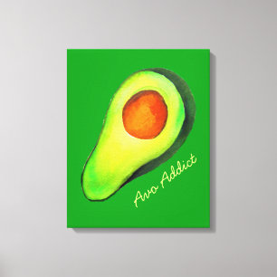 Hadicto al aguacate arte lindo verde