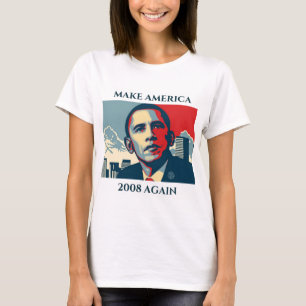 Haga América 2008 otra vez camisetas de Obama