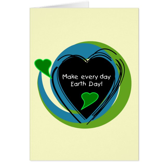 Haga cada Día de la Tierra del día (Frente)