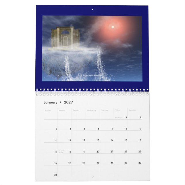 Haga calendarios A 2008 (Jan 2027)