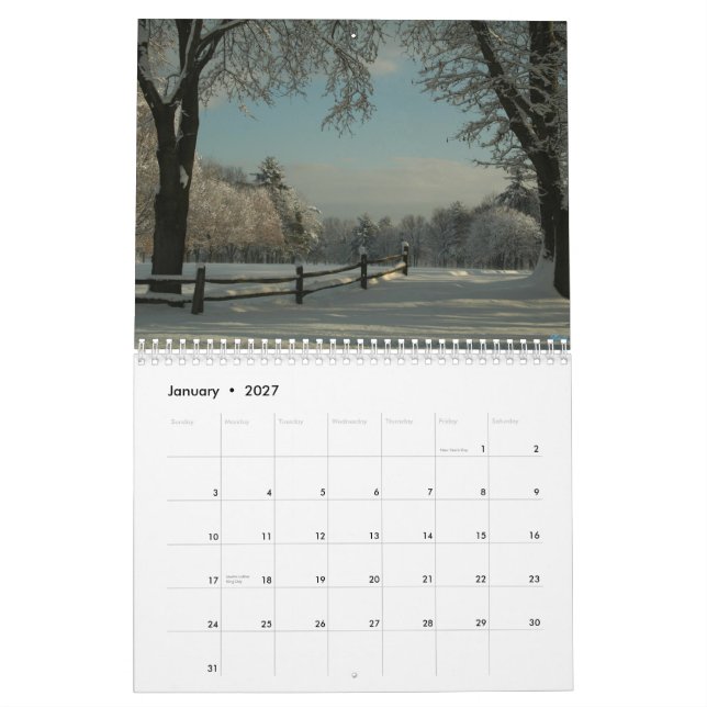 Haga calendarios con las estaciones 2012 con (Jan 2027)