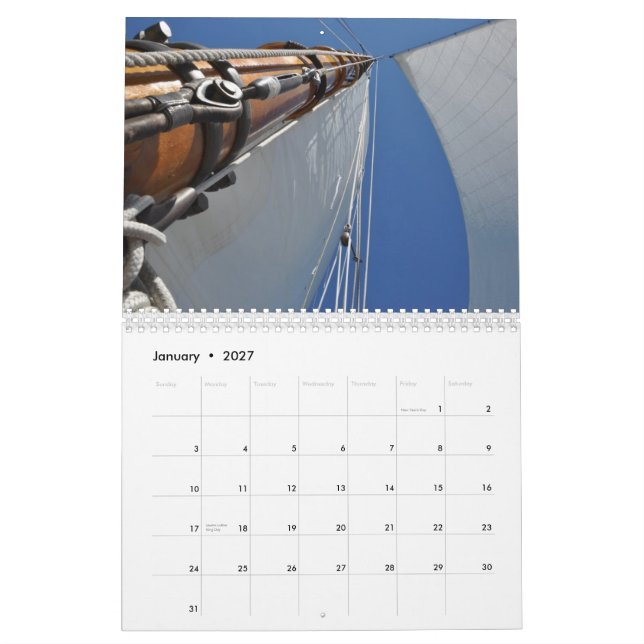 Haga calendarios las obras clásicas que compiten (Jan 2027)