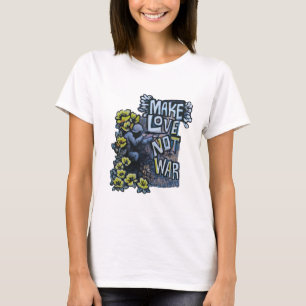 Haga el amor, no guerra: Camisetas de la