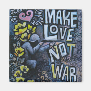 Haga el amor, no guerra: Imán de la propaganda