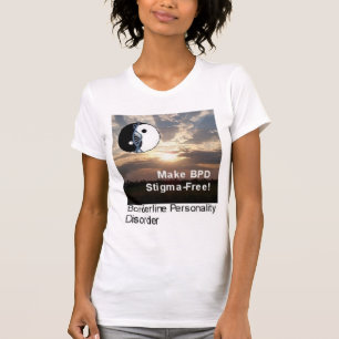 "Haga el BPD Estigma-Libre!" Camiseta del paisaje