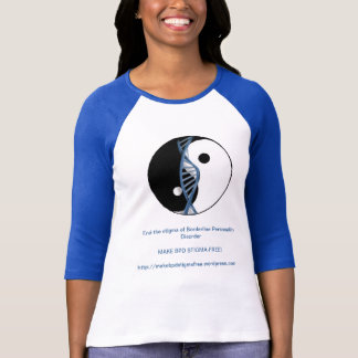 "Haga el BPD Estigma-Libre!" Jersey de béisbol del