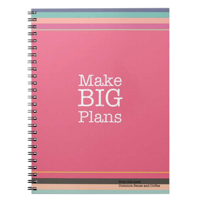 Haga el cuaderno grande de los planes (Frente)