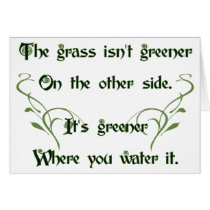 Haga el más verde de hierba