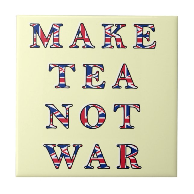 Haga el regalo de la teja de Trivet de la guerra (Frente)