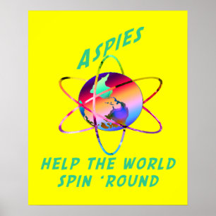 Haga girar los posters del mundo