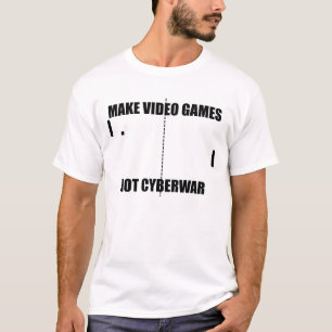Haga la camiseta del Cyberwar de los videojuegos