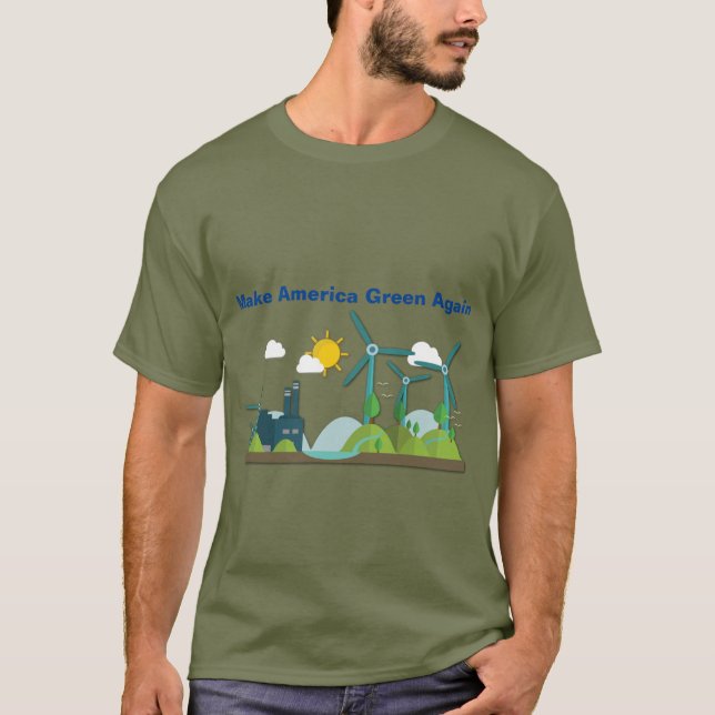 Haga la camiseta del verde de América otra vez (Anverso)