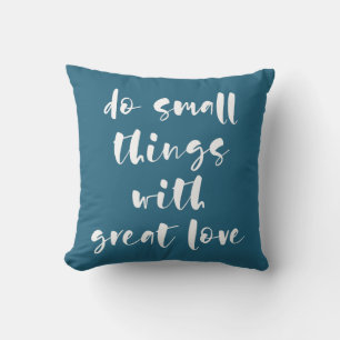 Haga las pequeñas cosas con la gran almohada de