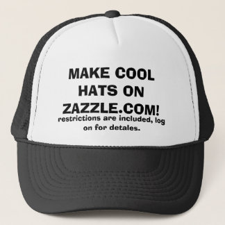 ¡HAGA LOS GORRAS FRESCOS EN ZAZZLE.COM!
