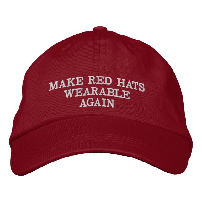 Haga los gorras rojos usables otra vez (Anverso)