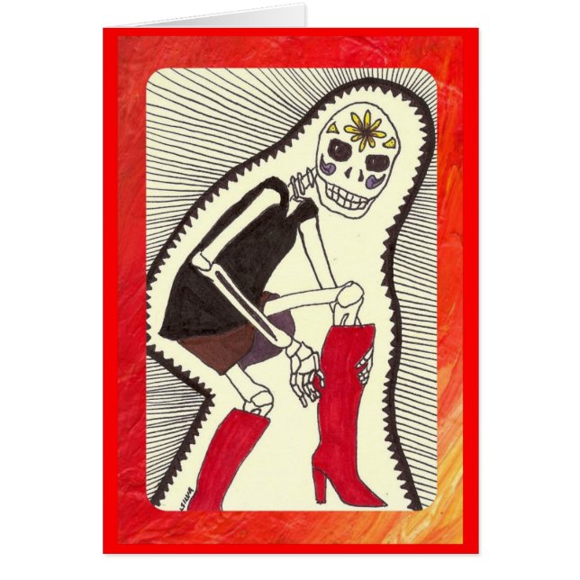 Haga los míos la tarjeta roja (Frente)