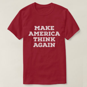 Haga que América piensa otra vez la camiseta