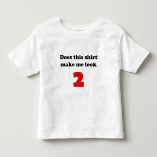 Haga que mira 2 camisetas ligero del niño