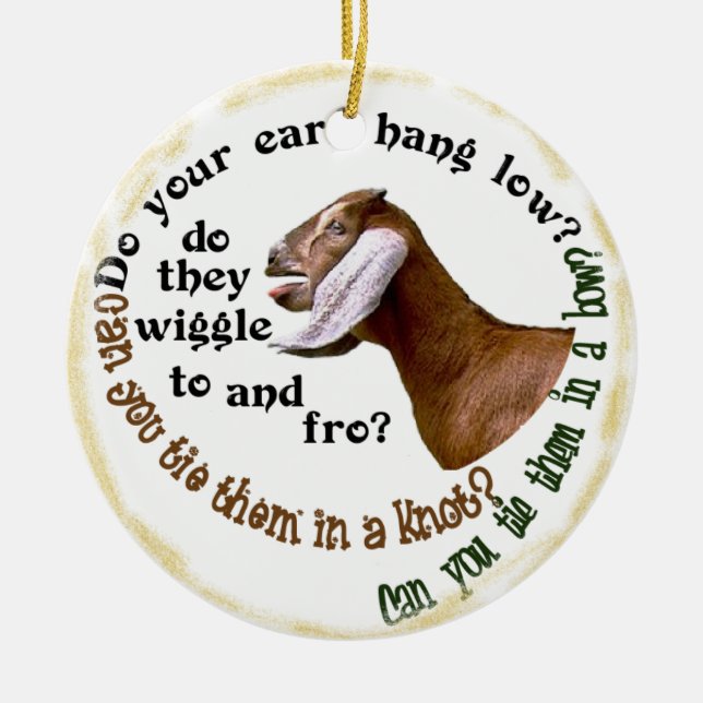 HAGA SU ORNAMENTO BAJO DEL NAVIDAD DE LA CABRA DE (Frente)