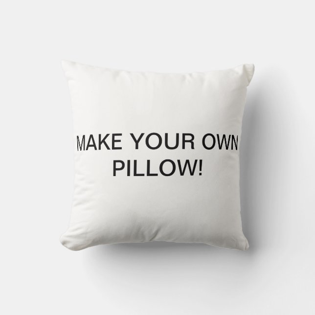 Haga su propia almohada (Anverso)