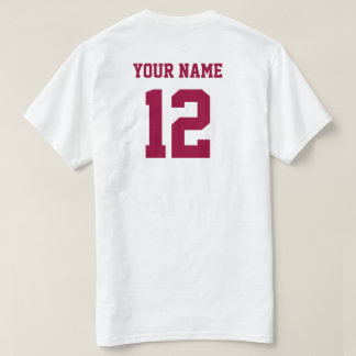 Haga su propia camiseta de los números