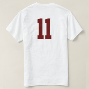 Haga su propia camiseta de los números