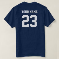 Haga su propia camiseta de los números