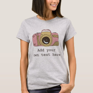 Haga su propia camiseta para mujer de la cámara
