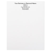 Haga su propia plantilla de membrete, membrete