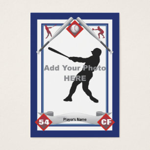 Haga su propia tarjeta de béisbol