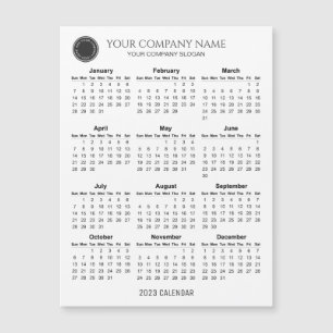 Haga su propia tarjeta magnética del calendario de