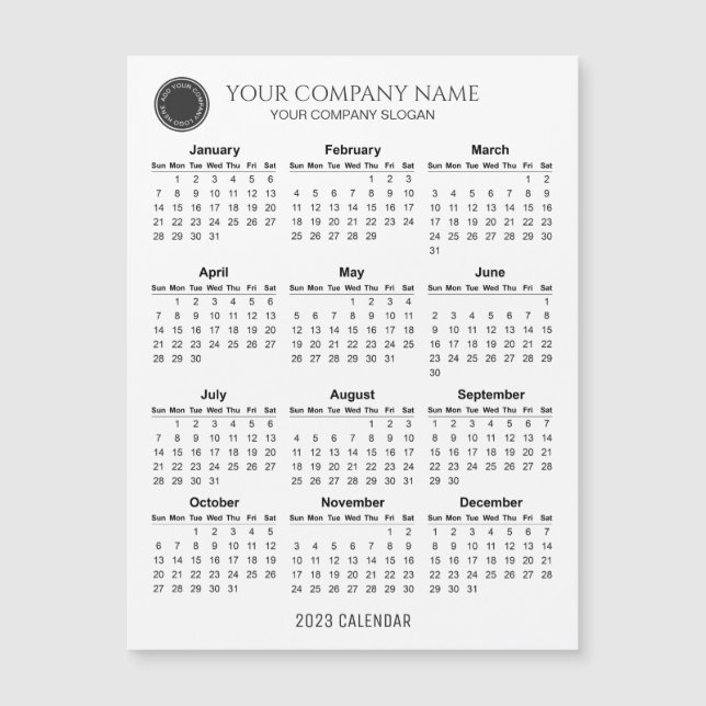 Haga su propia tarjeta magnética del calendario de (Anverso)